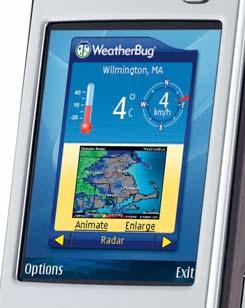 Mobile Widgets Ajax-tillämpningar behöver inte nödvändigtvis köras på webben utan kan även köras i små program som kallas Widgets (widgetar). Widgetar hämtar information via Internet dynamiskt d.v.s. utan att användaren behöver surfa.