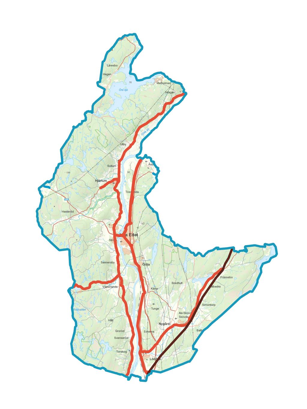 BOSTADSFÖRSÖRJNINGSPROGRAM LILLA EDETS KOMMUN 2017-2022 Befolkningsutveckling och bostadsbyggande Befolkningssammansättning per 2016-09-30 per ort (SCB 2016-11-09).