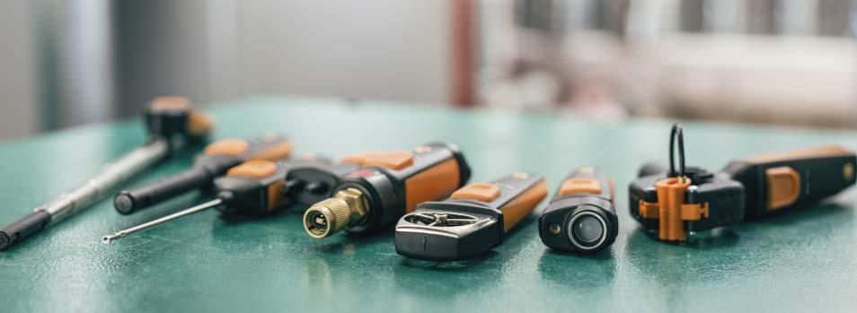 SmartProbes för temperatur, fukt, lufthastighet och tryck För smart tryckmätning.