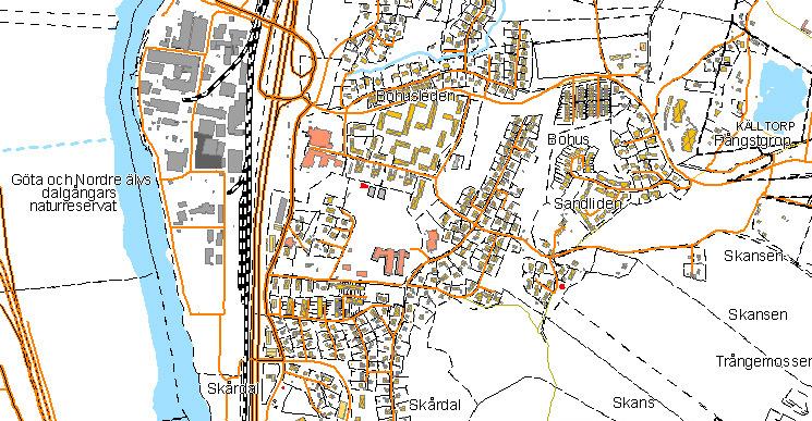 Planens syfte och huvuddrag Miljö- och byggnämnden fattade beslut 2008-11-06 om planändring för fastigheten Skårdal 62:21 m fl.
