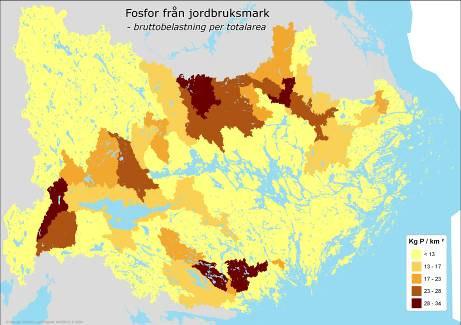 P från jordbruksmark