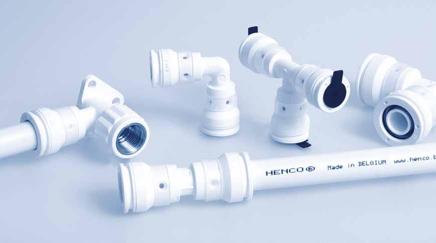 3 HENCO VISION - Introduktion HENCO Vision push-kopplingar Konstruktion Konstruktionen på push-kopplingarna visar att Henco Vision resultatet av sofistikerad produktutveckling.