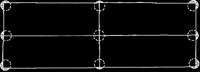Åtgång per kvm för kvadratiska format 40 x 40 = 1 0,40 0,40 = 6,25 + 1 = 7,25 45 x