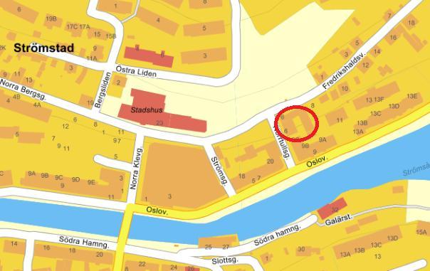 3 (8) 1 Orientering I Strömstad planeras ett nytt flerbostadshus på del av fastigheten Spinnaren 1, se figur 1.