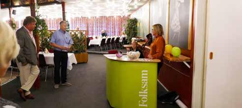 Festen började med lte välkomsttal av Ann-Mare Persson som med sn styrelse hälsade alla välkomna tll