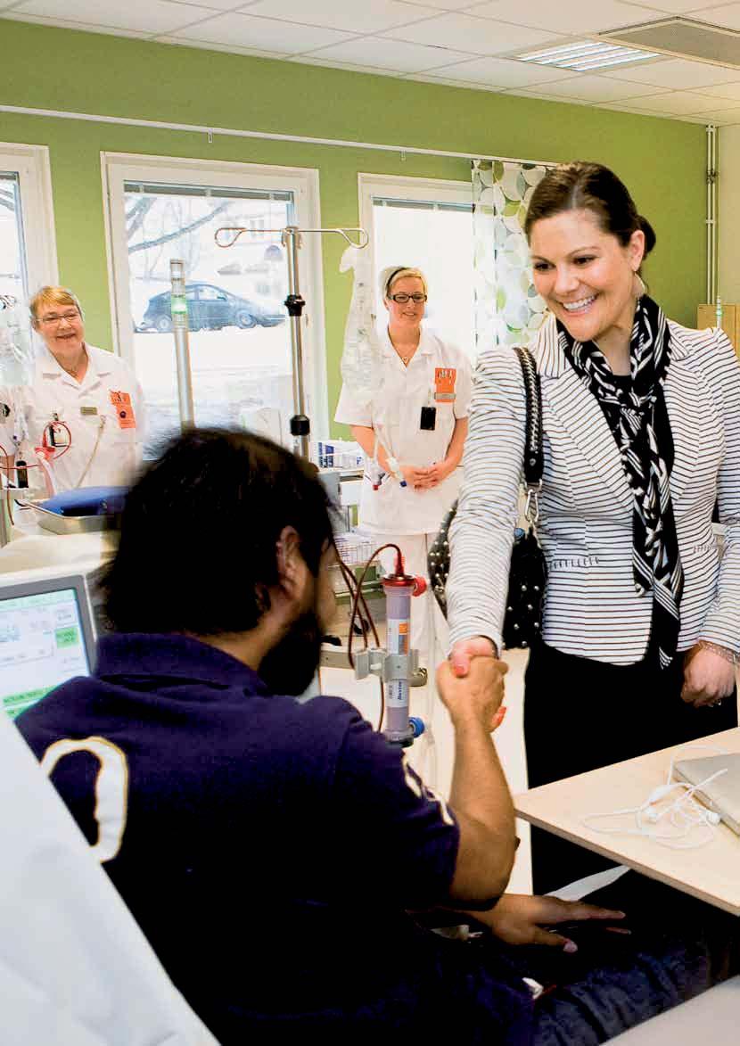29 mars 2011 invigde kronprinsessan Victoria och prins Daniel den nya dialyspaviljongen på Länssjukhuset Ryhov tillsammans med patienter, personal och andra inbjudna gäster.