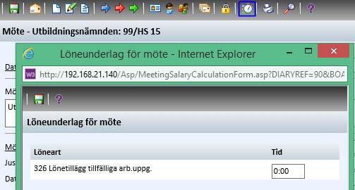 löneart för ett möte Gör undantag för enskilda