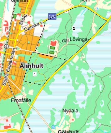 Översiktlig inventering av natur- och kulturvärden i Haganäsområdet, Älmhults kommun Inför planeringen av byggandet av Haganäsleden, bostadsområden och handelsområden i Haganäs, Älmhult, genomfördes