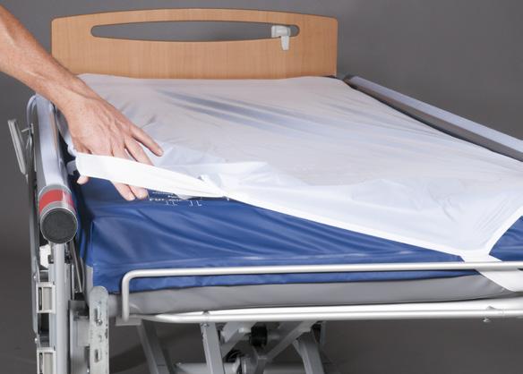 mer än ca 22 cm hög) ska VENDLET monteras med förhöjningssats. Vi rekommenderar att växeltrycksmadrasser pumpas fasta innan hantering av den sängliggande.
