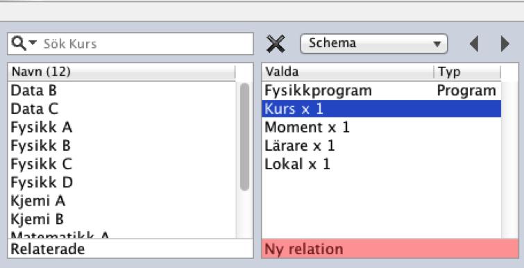 1.2 Att använda dynamiska relationer För att dynamiska relationer skall fungera måste de konfigureras i samråd med Evolvera.