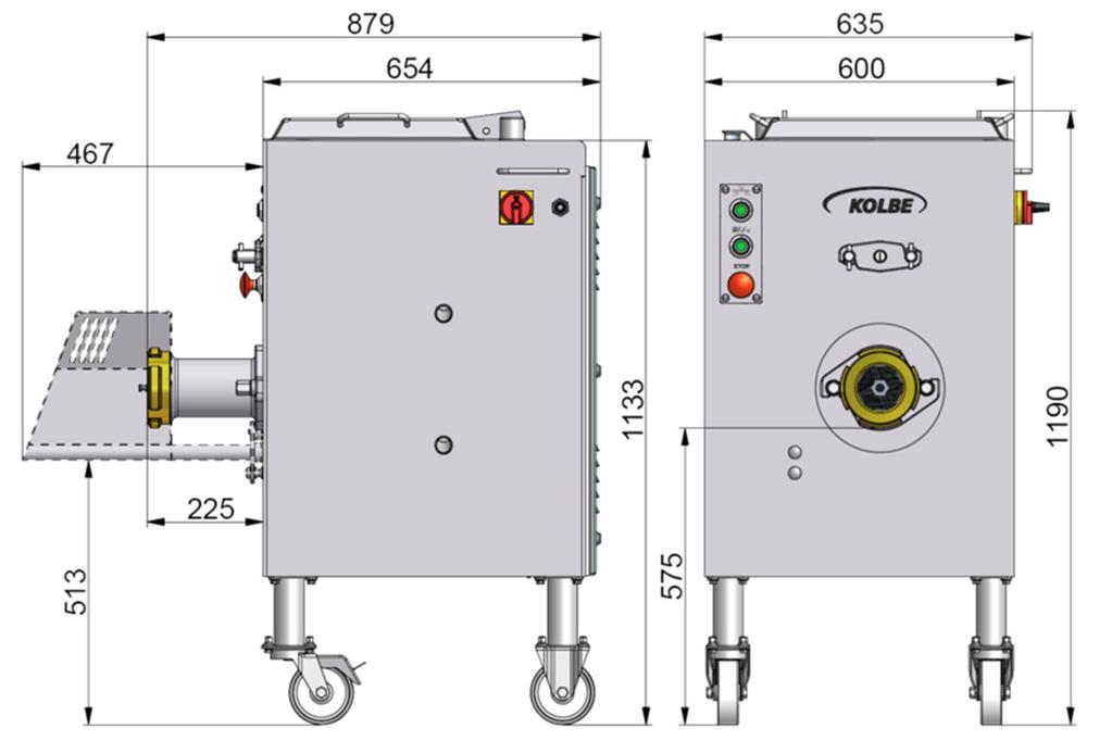 Enterprice E32 / Unger D114 Hålskivans diameter mm 100 / 114 Trattens volym Ltr 45 Ca.