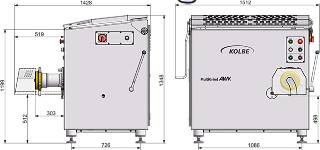 Unger E130 Hålskivans diameter mm 130 Trattens volym Ltr 160 Ca. kapacitet vid 3mm slutskiva.