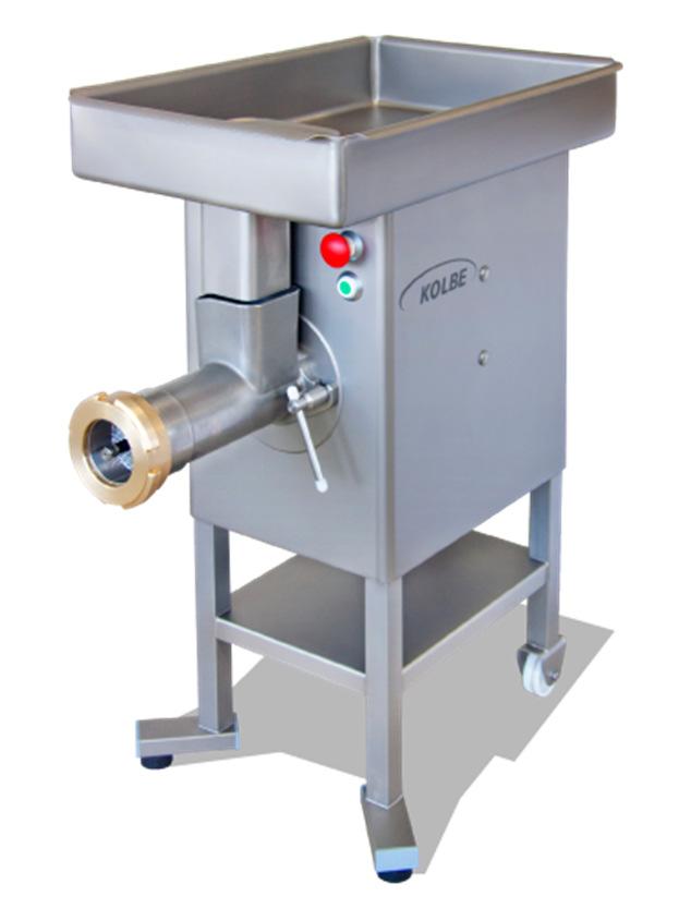 Maskiner Kvarnar-Golvmodell SW100 / SW98 Den mobila golvmodells kvarnen är en kraftfull modell för att producera färsk färs.