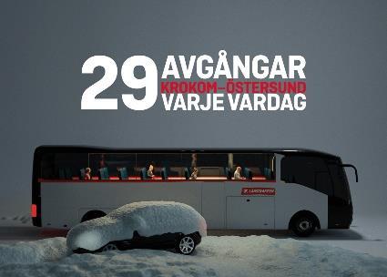 Verksamhet Länstrafiken bedriver allmän kollektivtrafik med buss och bil inom Jämtlands län, samt interregional trafik i norrlandslänen.