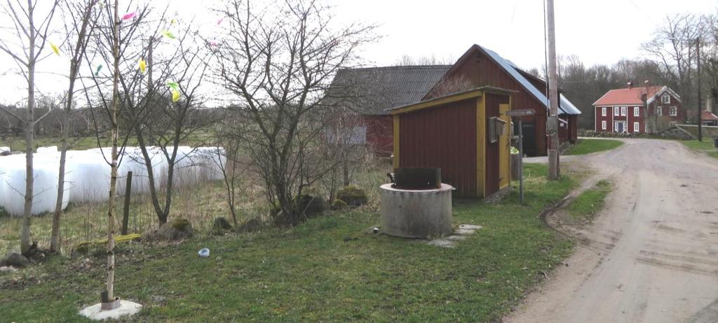 Förr mjölkbord, brandsspruta och posthus, idag