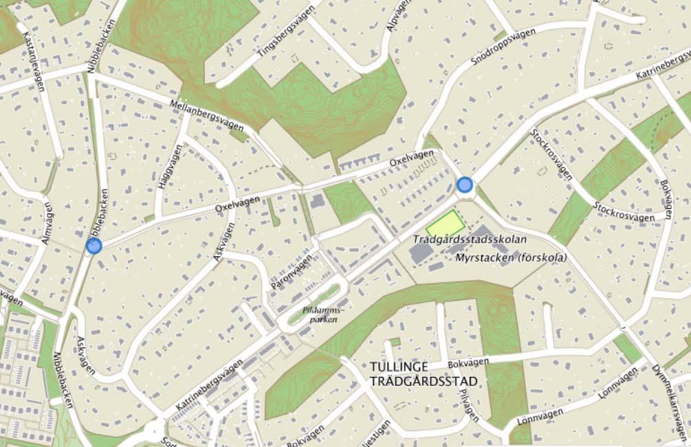 Oxelvägen Tullinge,