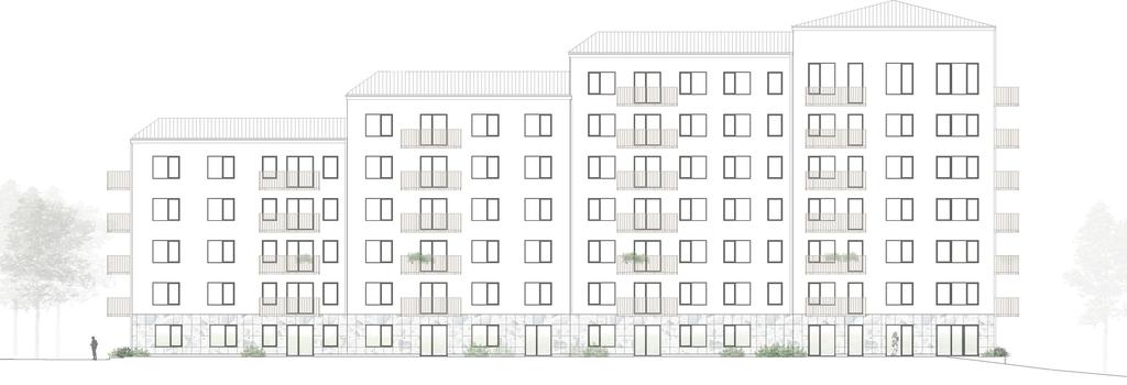 omkringboende, samt Mälarparksbäcken som rinner genom den fina