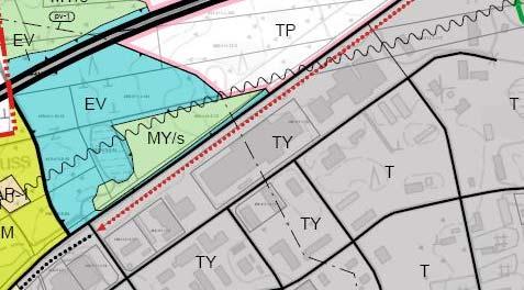 Bild 8. Utdrag ur Smedsby delgeneralplan 2030, godkänd 2016. Detaljplan Detaljplanen för tomt 1 3 i kvarter 2 godkändes av fullmäktige 27.4.2006 30.
