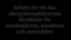 STEG 1 Eftersom budgeten är begränsad, i det inledande skedet (steg 1) för att kunna rulla ut ekosystemets uppbyggande i sin helhet, inleds implementeringen med de mest kritiska punkterna, de är