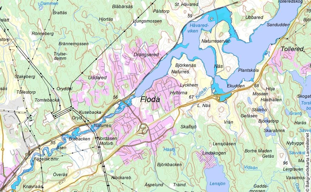 ÖVERSVÄMNINGSKARTERING UTMED SÄVEÅN Med detaljerad översvämningskartering för det identifierade området med
