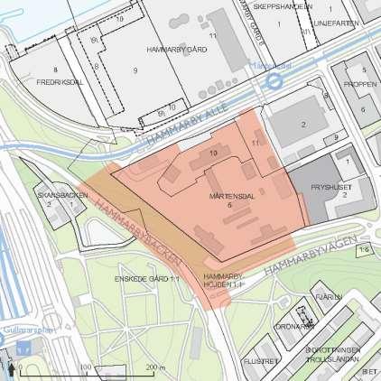 Sida 3 (10) Figur 1- Översikt över pågående planering och kommande bebyggelse i området.