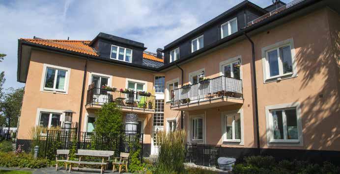Hyresintäkter, distrikt Västerort, % X X X X Bostäder Lokaler Garage/p-platser 416 lägenheter fick nyrenoverade trappuppgångar i Vällingby, Hässelby, Bromma och Bromsten.