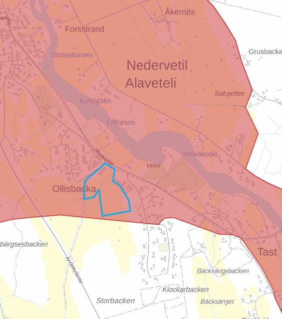 1-10 För detaljplaneområdet finns följande reserveringar som har betydelse för detaljplaneringen: Området ingår i Nedervetils centrala bosättningsområde (A), Nedervetil kyrknejd är nationellt