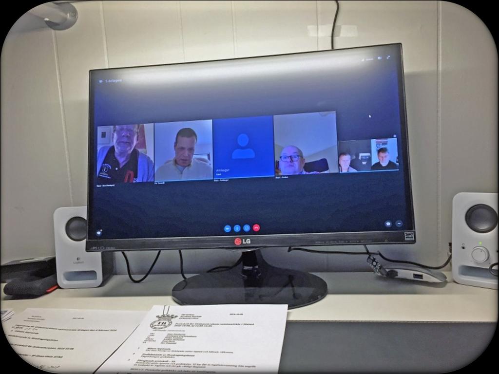 Helsingborg OS möde d. 4. februar kl. 08:30 til 11:00 KAPITEL DEN 7 DECEMBER 2016 Närvarande: 23 Bröder och 13 damer Som noget nyt og tidsvarende, holdt OS første möde i år via Skype.