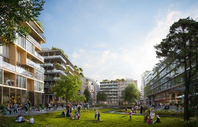 Beställare: Klövern och NCC Arkitekt/konsultgrupp Brunnberg & Forshed, Wester & Elsner arkitekter, Urbio och WSP Volym: 110.