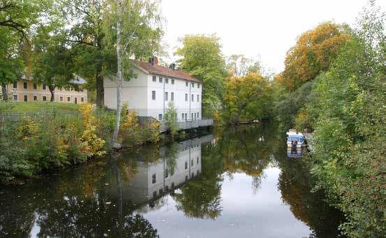 Ortsanalys Gästrike-Hammarby 95 Vid Gavelhytteån finns exempel på en typisk bruksmiljö från 1800-talet. Grönstruktur Det finns gott om grönområden i Gästrike-Hammarby.