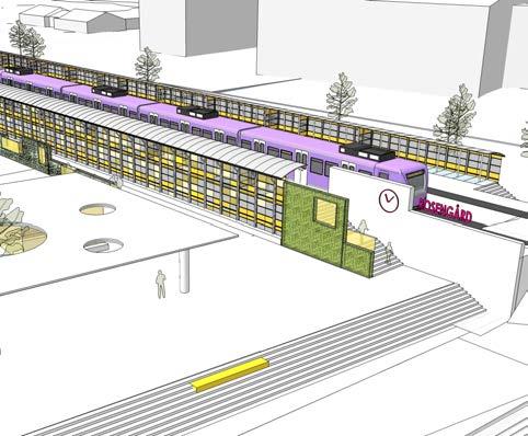 Exempel på stadens investeringar inom Amiralsstaden: Samhällsservice, exemplevis förskolor, LSS med mera. Anläggning av mötesplatser, torg och parker. Ombyggnation av befintliga gator.