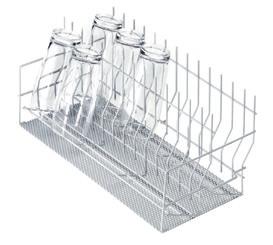 50 x 50 cm plastbackar och insatser; PG 805X-serien och tankdiskmaskiner Halvinsats E 205 Halvinsats som monteras i U 890. För 16 st.