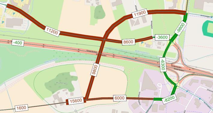 trimningsåtgärder. Kösituationen på Aminogatan försämras dock något under eftermiddagens maxtimma, men framkomligheten bedöms fortfarande tillgodoses.