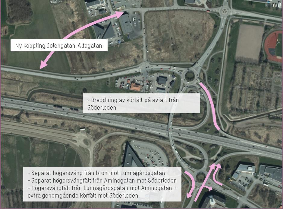 6 Kompletterande analyser Efter ovan redovisade analyser har en mindre revidering av de föreslagna trimningsåtgärderna, presenterade i avsnitt 5.2 ovan, analyserats separat.
