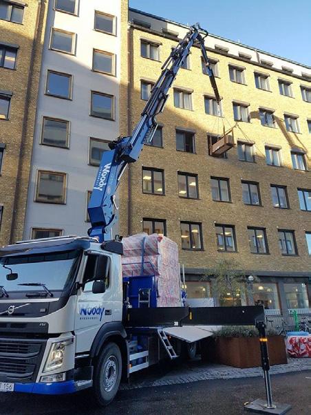 ditt projekt i rätt mängd, Att materialet kommer till byggarbetsplatsen vid