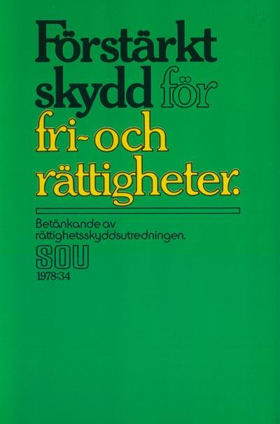 Fortsatt arbete med RF:s rättighetsskydd SOU 1975:75 remissvar från Regeringsrätten Förvaltningens underordning? Bristande juridisk sakkunskap?
