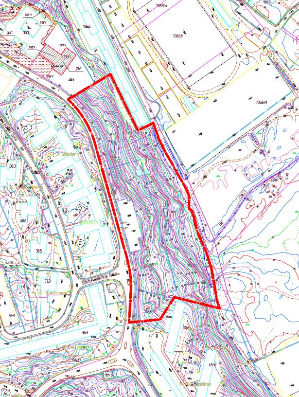 Bilaga 1, Grundkarta med undersökningsområde 3 4 5 6 2 7 1 UTÖKAD