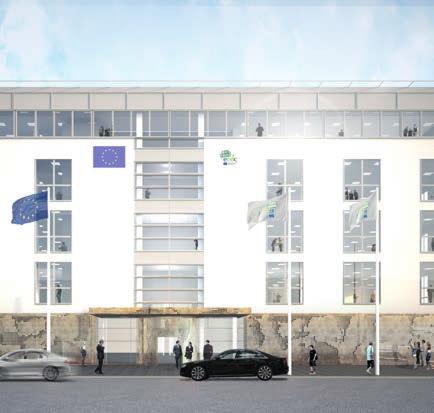 Pågående projekt NORRKÖPING, KOPPARHAMMAREN 2 Mitt i Norrköpings gamla industrilandskap uppför Klövern ett nytt kvarter med kontor, restauranger och caféer.