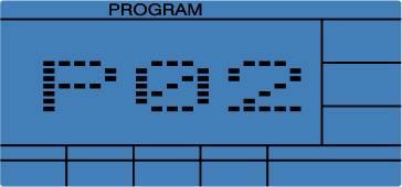 5.4.4 PROGRAM-läge 1) PROGRAM-val se 2) Profilval När du börjar träningen kommer den redan