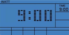 50-250 Watt OFF, 1-999 km OFF, 120-199 bpm OFF,10-9990 kcal.