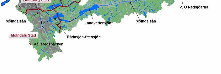 En studie har genomförts kring Mölndalsån och dess avrinningsområde.