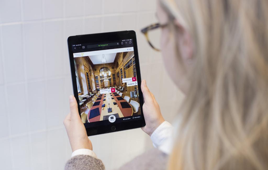 4 Lärarhandledning Upplev riksdagen Så använder du Upplev riksdagen Upplev riksdagen kan användas på olika sätt.