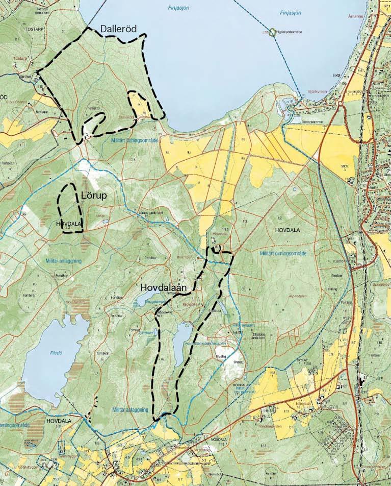 turområde finns med all säkerhet ytterligare intressanta trädbärande marker som dock inte prioriterats i denna undersökning. Figur 2.