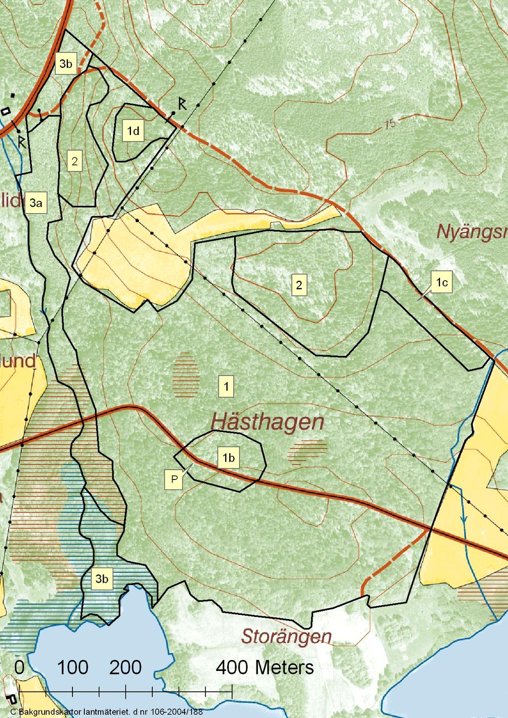 Naturreservatet Regnaholms lövskog 2 Disposition och