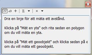 Mätverktyget Mät avstånd - För att få