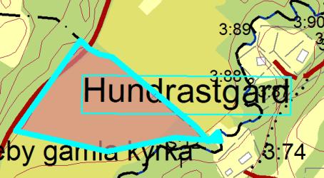 Konstruktionsverktyget styr textens placering.