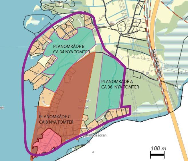 Sid 4(13) 1 Inledning Dingelsundet är aktuellt för planläggning, det gäller framförallt tre olika områden som delvis ägs av