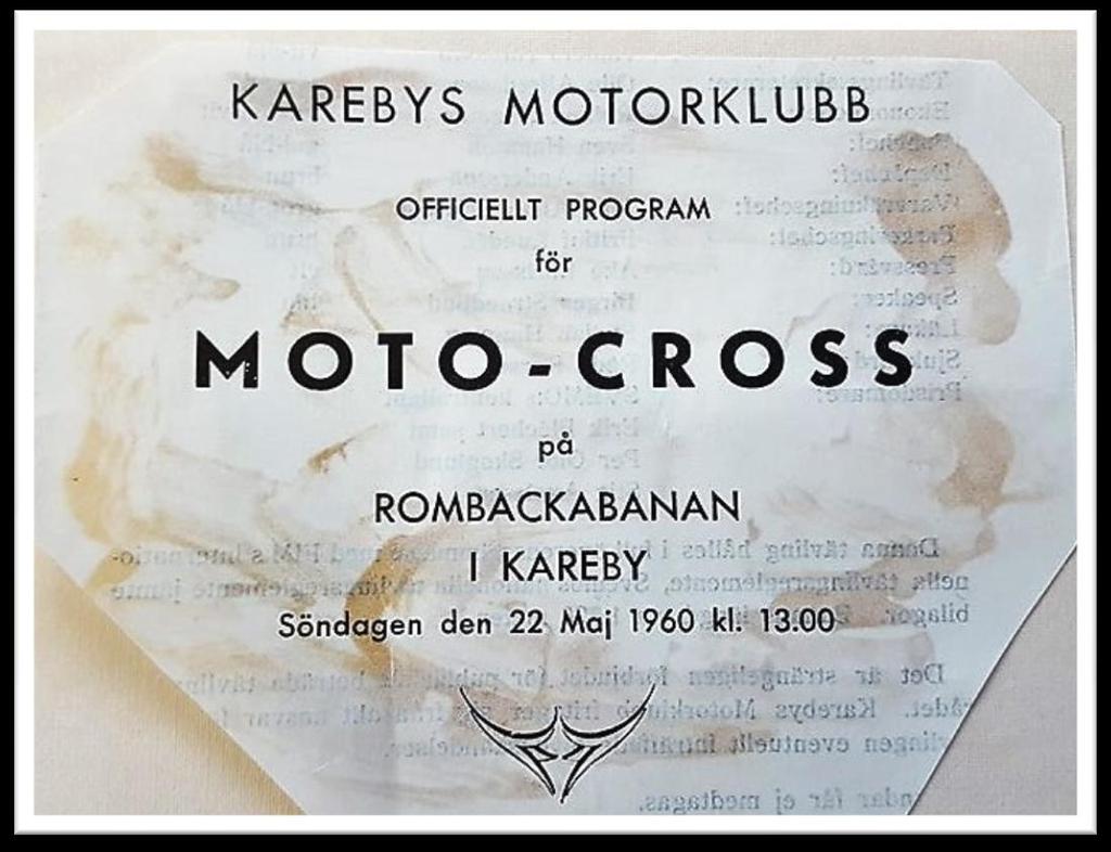 Moto-Cross Rombackabanan i Kareby söndagen