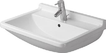tvättställ 550x430, 1 eller 3 hål 20304055 1 850 kr Starck 3 tvättställ