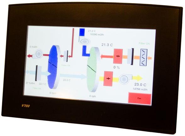 Kontrollera fukt och temperatur Funktionerna hos C4 och C7 erbjuder stora möjligheter att anpassas för kundens specifika önskemål. De är enkela att använda tack vare touch screen och tydlig färgskärm.